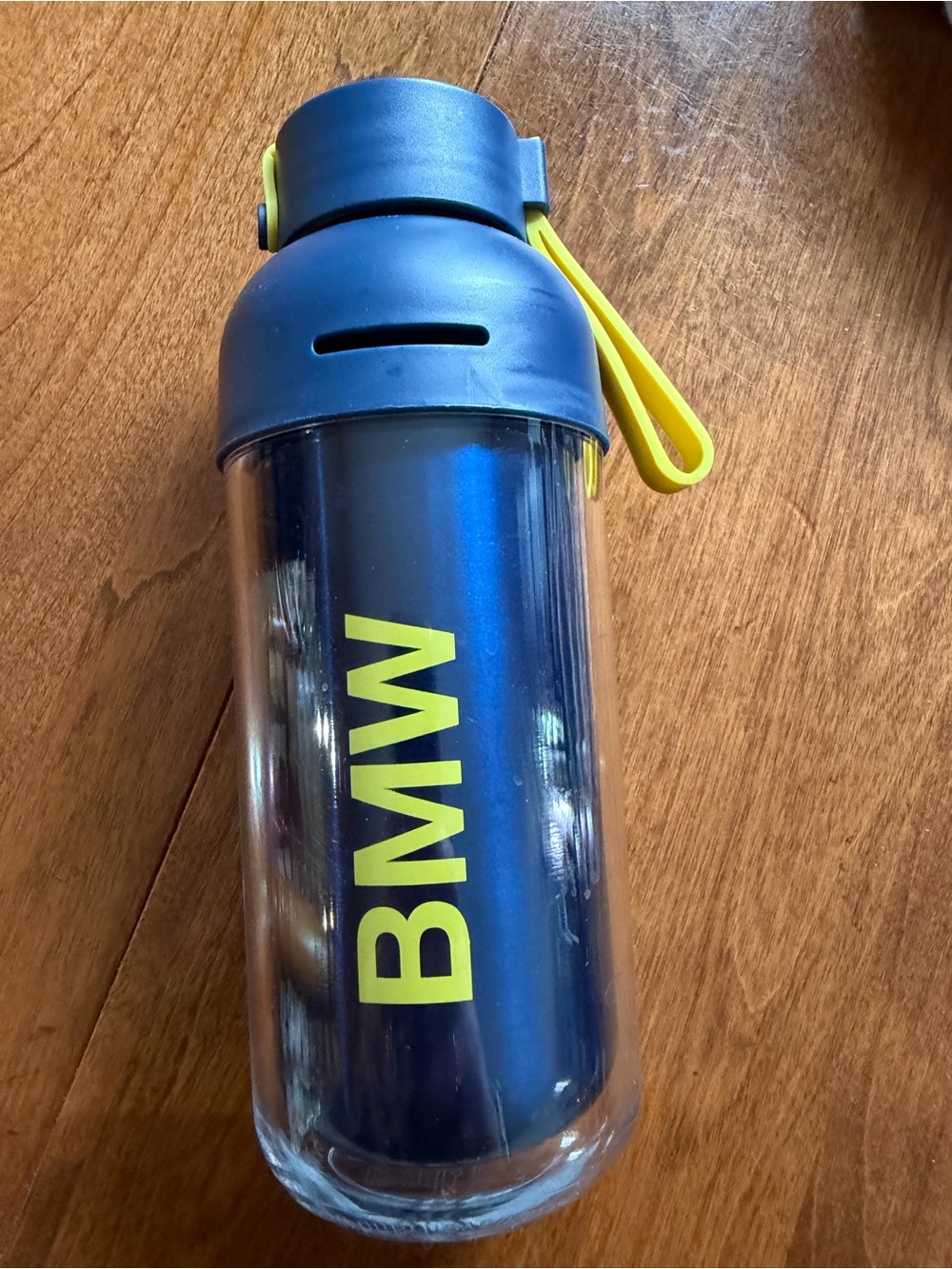 BMW Branded Blue & Yellow Travel Water Bottle